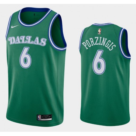 Maillot Basket Dallas Mavericks Kristaps Porzingis 6 2020-21 Nike Hardwood Classics Swingman - Homme